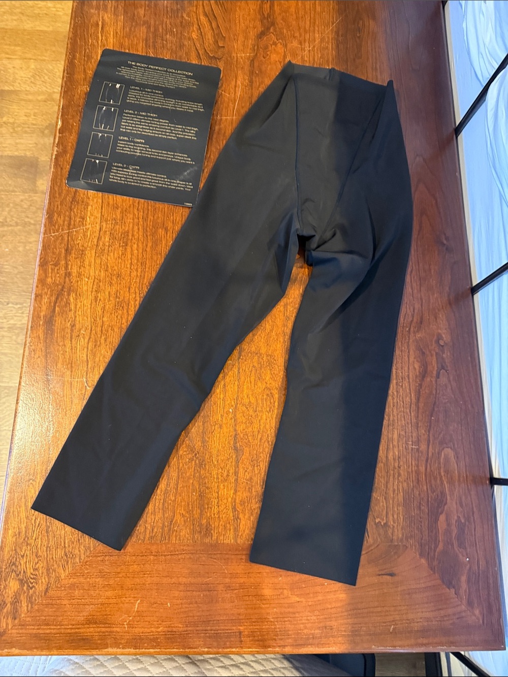 Never worn Donna Karan Black High-Waist Shaping Capri